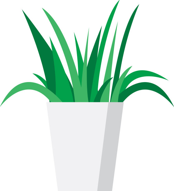 家居元素手绘室内室内植物图片下载