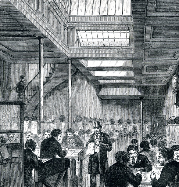 伦敦票据交换所，位于英国伦敦市图片下载