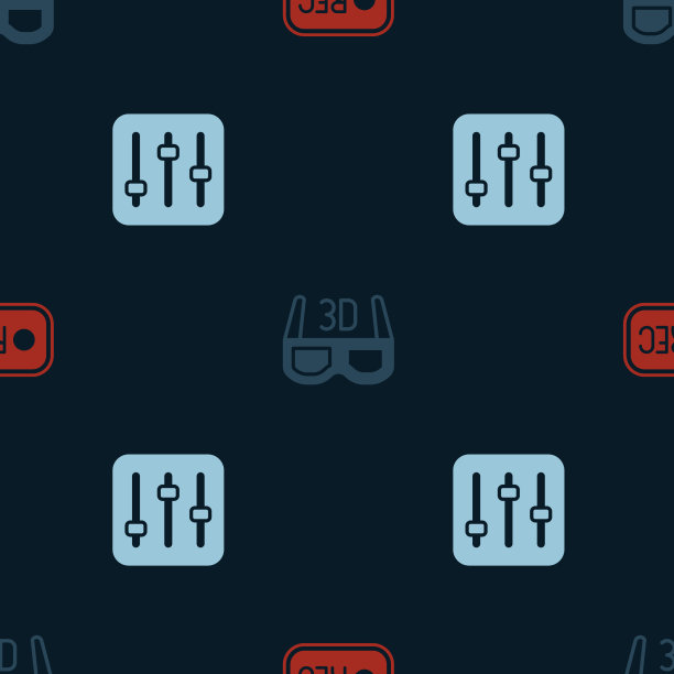 设置录制按钮3d电影眼镜和声音图片下载