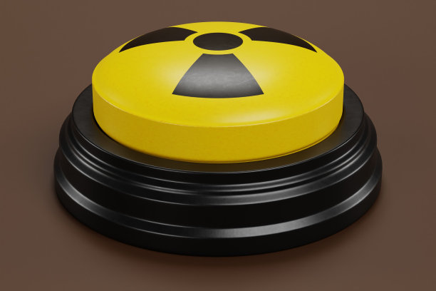 紧急按钮的逼真3D渲染图片下载