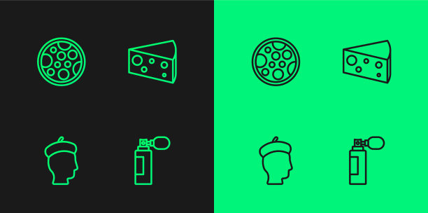 香水法国人披萨和奶酪图片下载