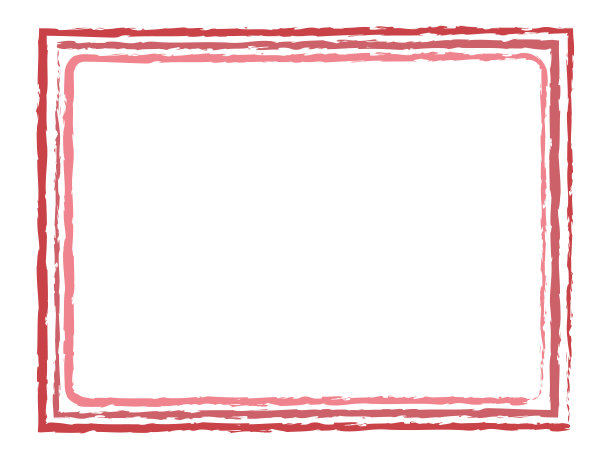 三墙圆框在锯齿刷笔画形状图片下载