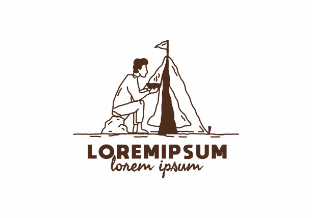 简单的独自露营图片下载