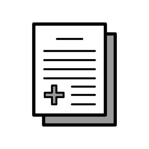 医疗报告图标图形图片下载