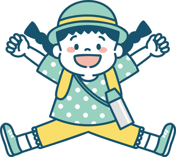 女孩去野餐的插图图片下载