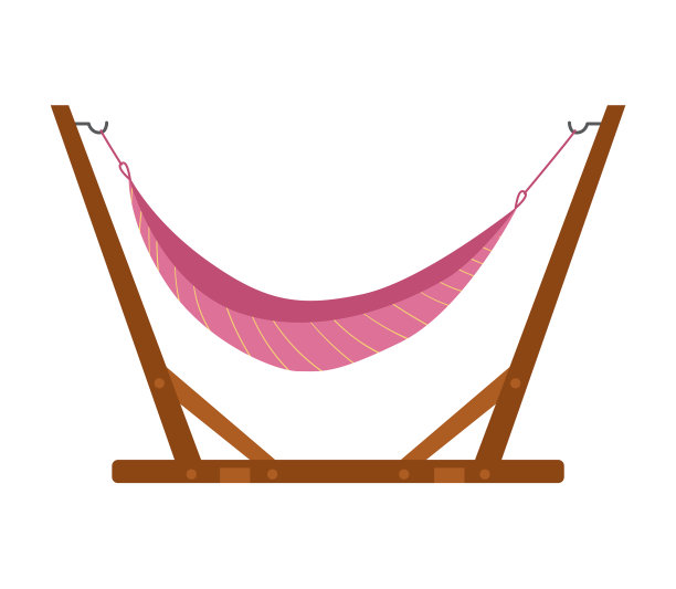 帆布吊床花园或海滩家具公寓图片下载