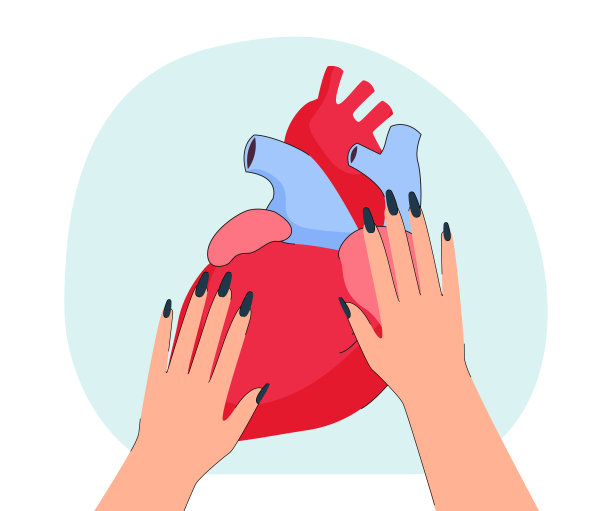 手中拿着的心图片下载