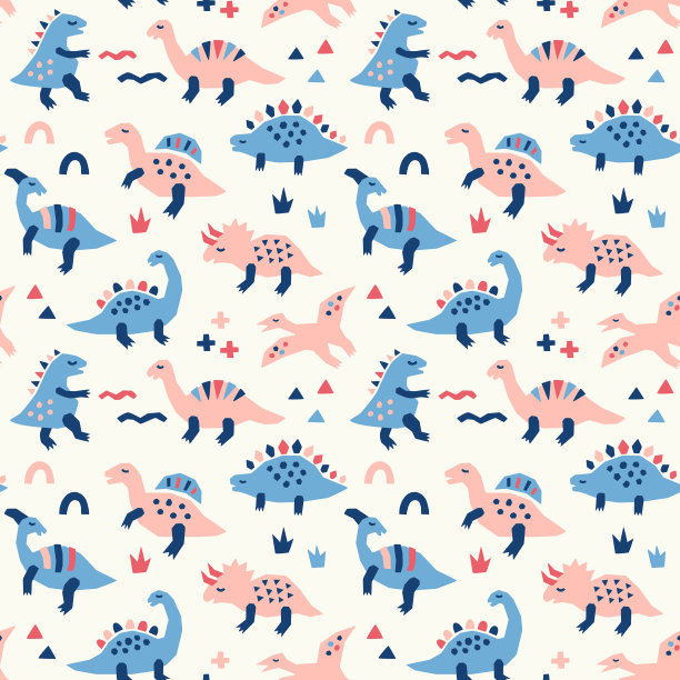 恐龙无缝模式图片下载