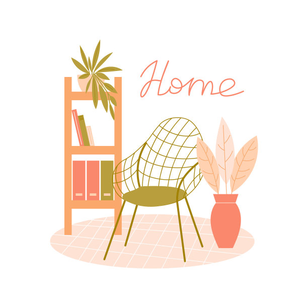 房间内部有椅子图片下载