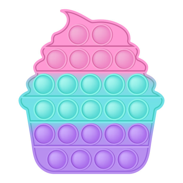 Popit图纸杯蛋糕作为时尚硅图片下载