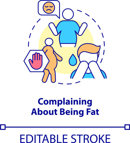 抱怨自己是肥胖概念的偶像图片下载