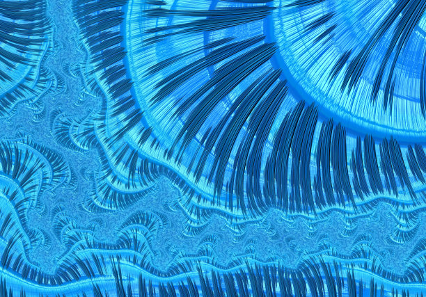 不寻常的抽象背景，分形插图图片下载