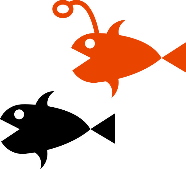 白色的鱼概念图片下载