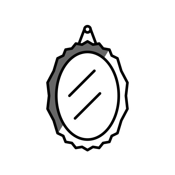 图形的镜子图片下载