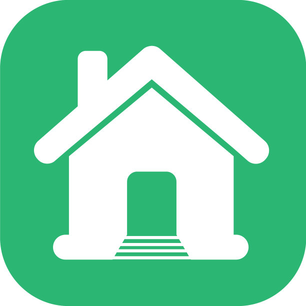 房屋符号和住宅图标标志设计图片下载