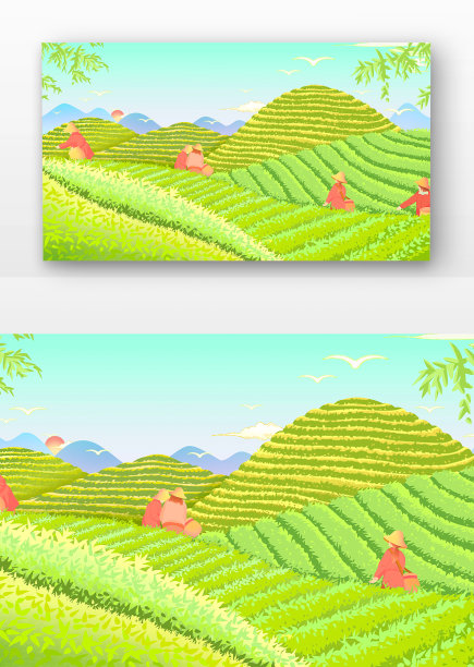 红衣采茶女图片下载