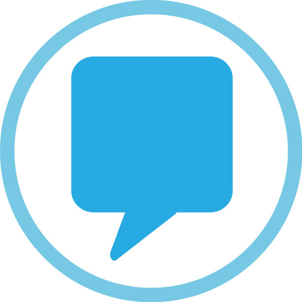 语音气泡图标符号标志设计图片下载