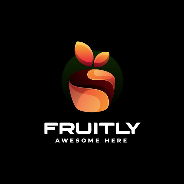 标志水果渐变彩色风格图片下载