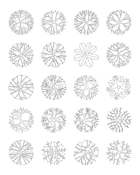 俯视图树集图片下载