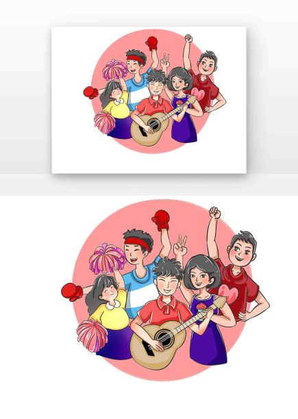 欢声笑语的大学生图片下载