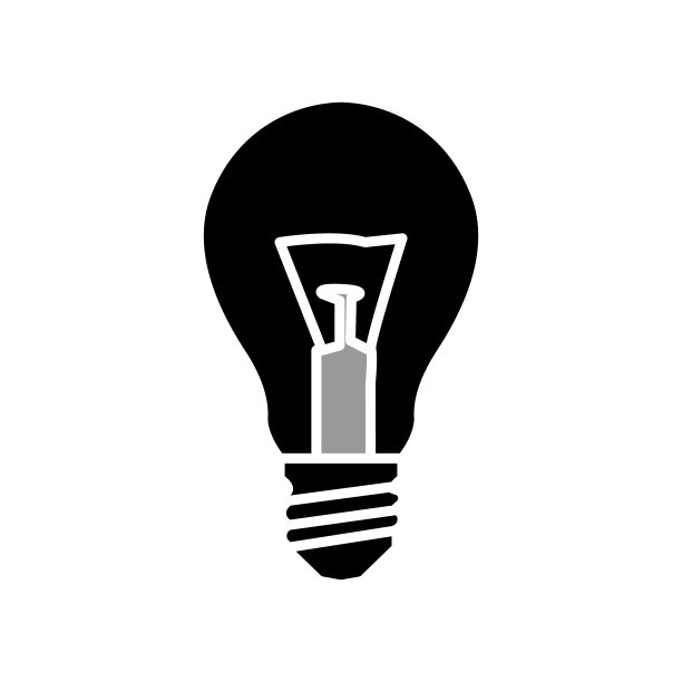 灯泡图标的图形图片下载