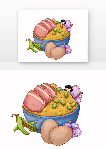 丰盛的盖浇饭图片下载