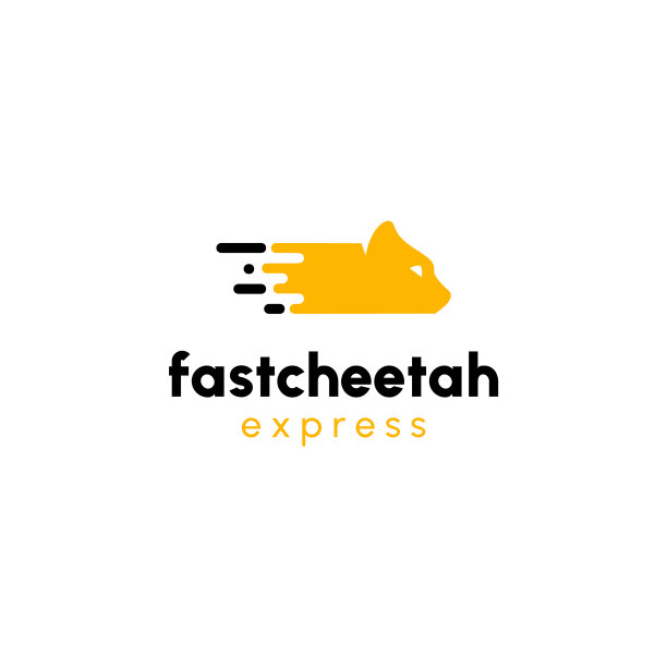 快速猎豹标志设计模板图片下载