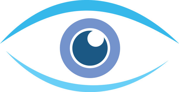 眼睛健康视觉标志设计图片下载