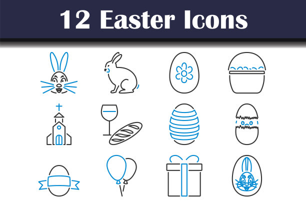 复活节图标设置图片下载