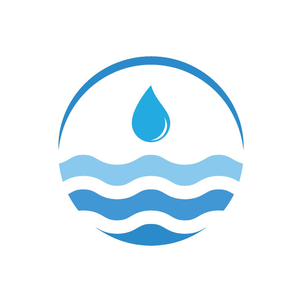 水波插图图片下载