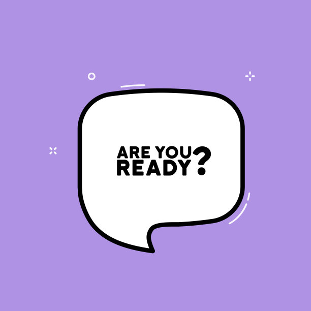 语音泡泡与你准备好了文本。繁荣的复古漫画风格。波普艺术风格。矢量线图标的业务和广告图片下载