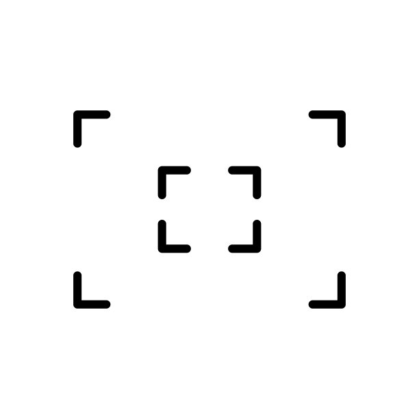 界面图标照片，视频摄像头。完成在现代黑色线性风格孤立在白色背景图片下载