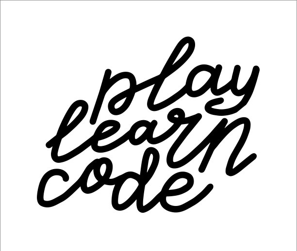 Play Learn Code letters。程序员孩子夏令营的名言图片下载