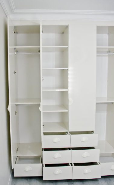 空的白色橱柜图片下载