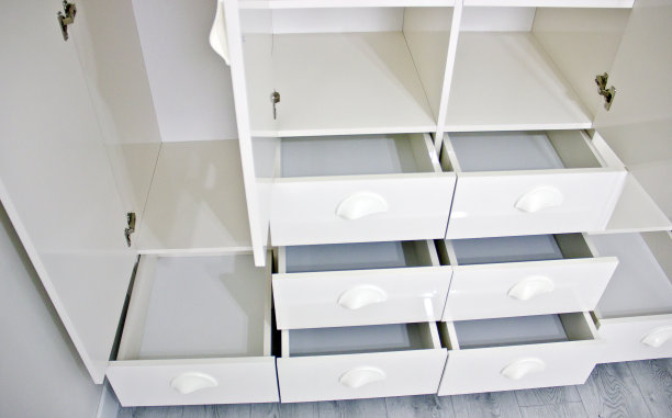 空的白色橱柜图片下载