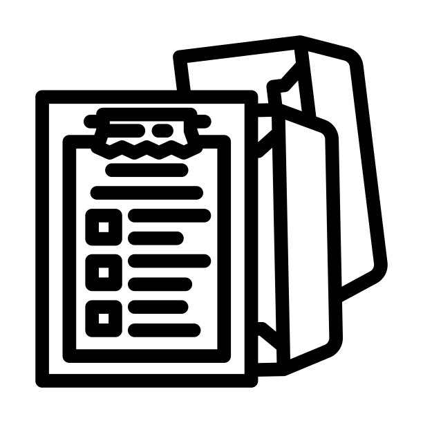 内容审查电子邮件营销线图标矢量插图图片下载