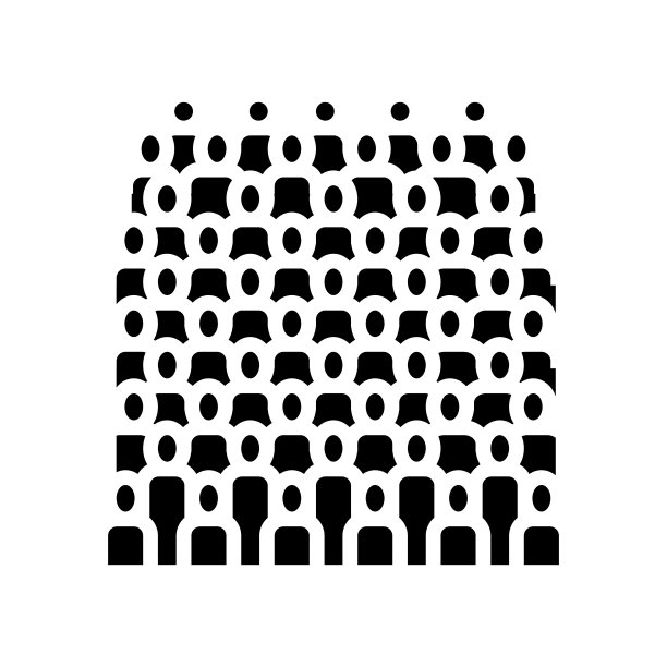 兵马俑字形图标矢量插图图片下载