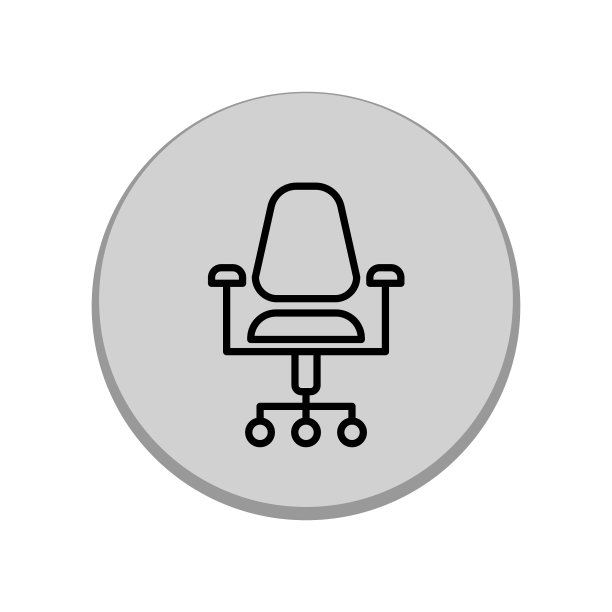 办公椅图标的图形图片下载