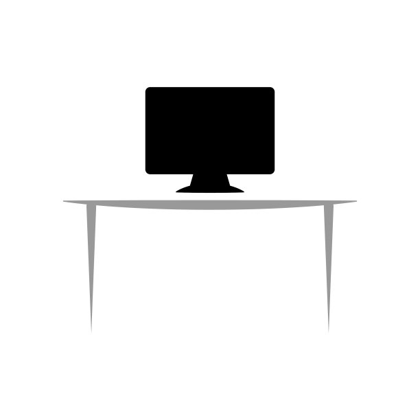 办公桌图标的图形图片下载