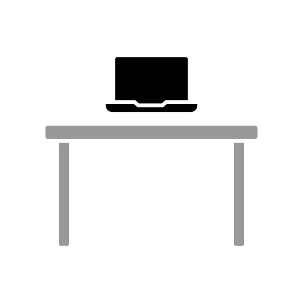 办公桌图标的图形图片下载