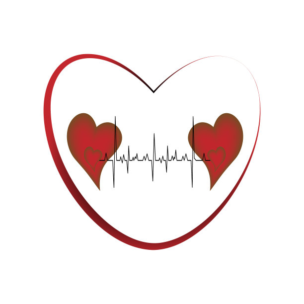 心的轮廓是一个大的心图片下载