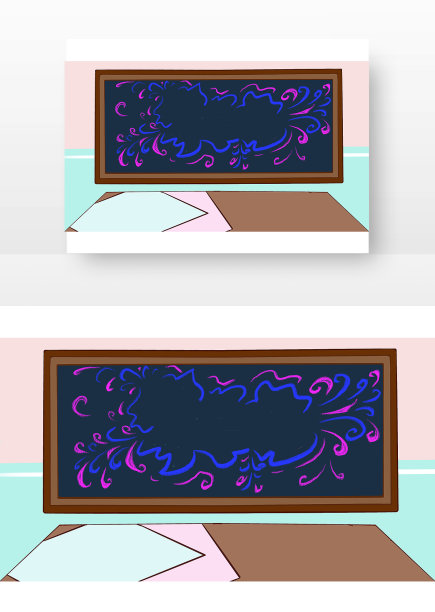开学季学校黑板图片下载
