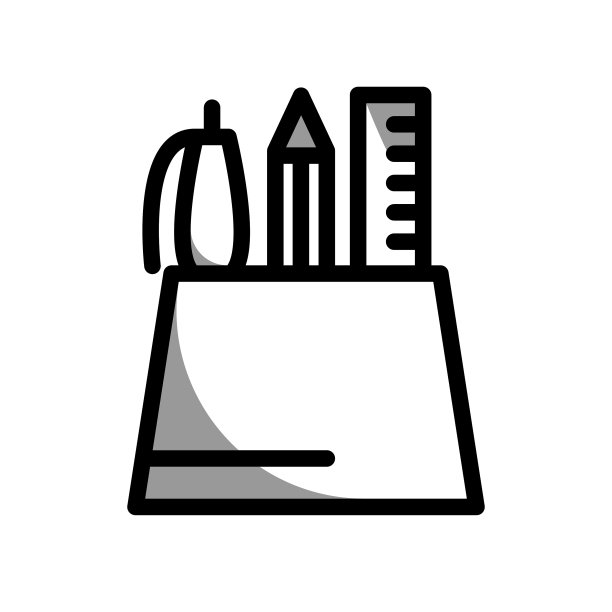 铅笔架图标的图形图片下载