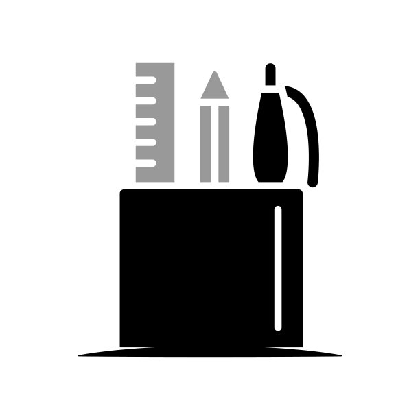 铅笔架图标的图形图片下载