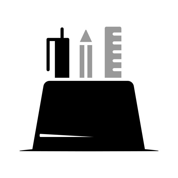 铅笔架图标的图形图片下载