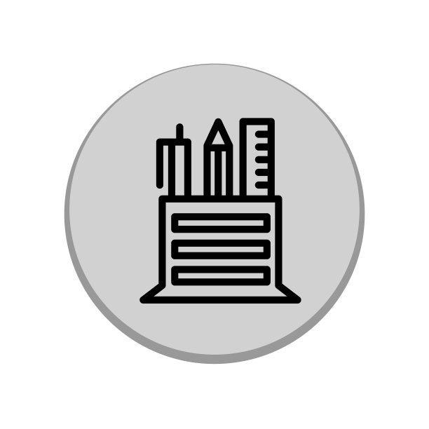 铅笔架图标的图形图片下载