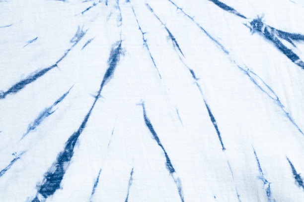 扎染漩涡设计亮蓝色。图片下载