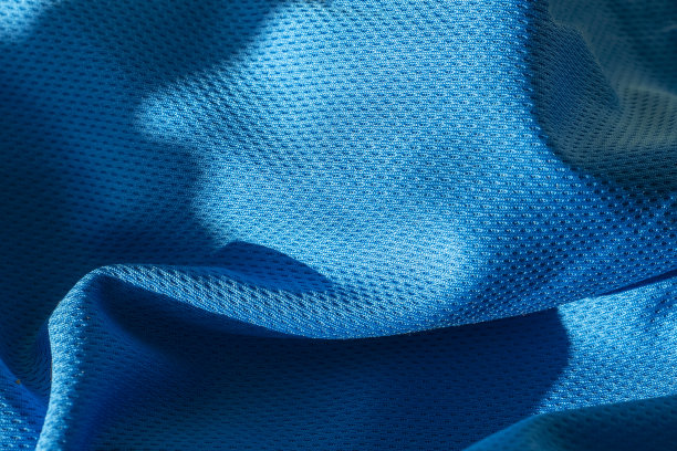 波浪蓝色fabriÑ与阳光表面图片下载