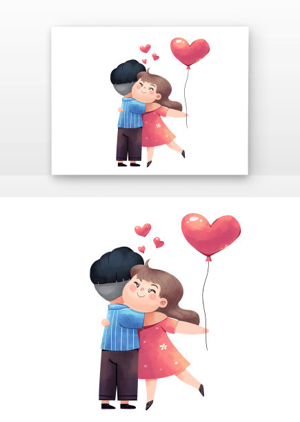 情侣相拥图图片下载