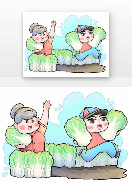 姥姥家的大白菜图片下载